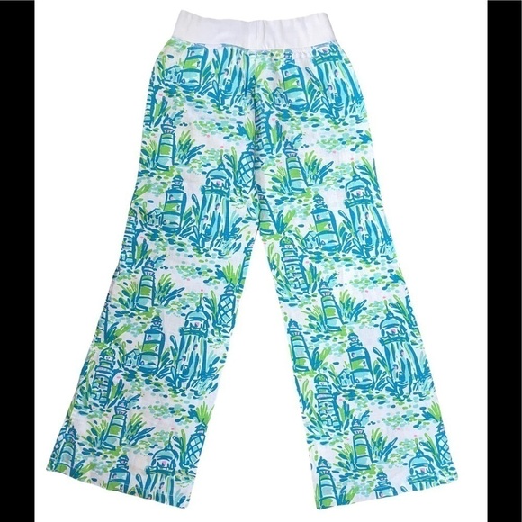 Lilly Pulitzer High Beam Lighthouse Linen Pants - Picture 6 of 11